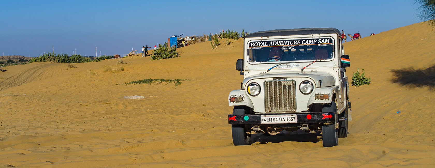 Dune Bashing at Sam Sand Dunes in Jaisalmer